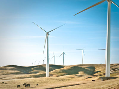 Alta wind farm in California
