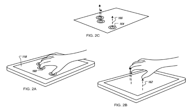 Apple 3D UI patent image