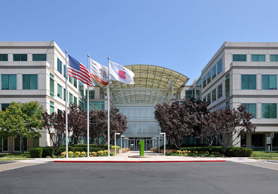 Apple's headquarters at Infinite Loop in Cupertino, California. Image credit: Wikimedia Commons