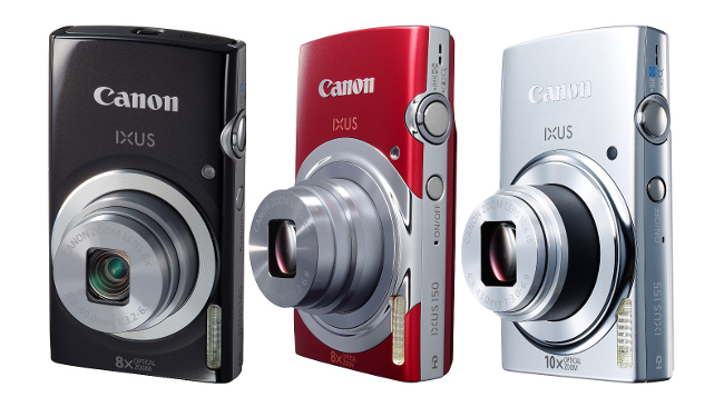 Canon Ixus 145, 150 and 155