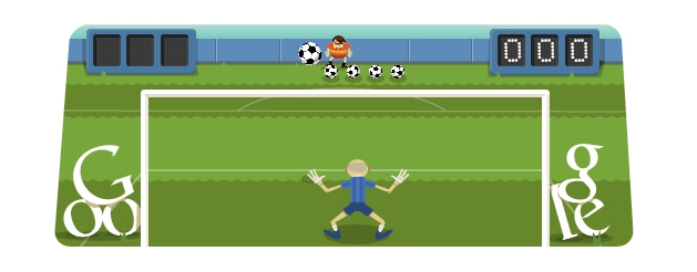 Google doodle - London 2012 football
