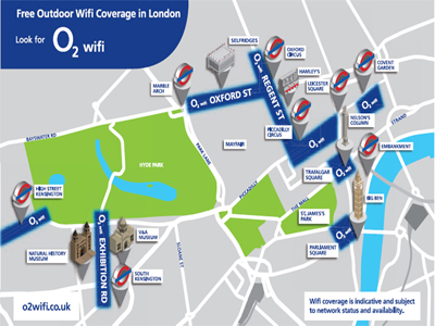 O2 Wi-Fi for free during Olympics 2012