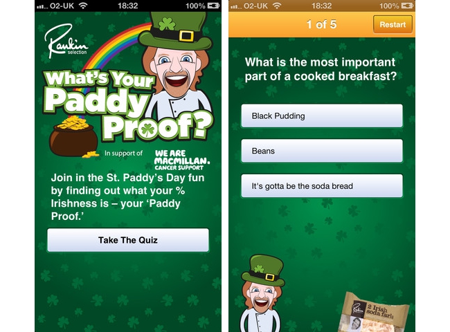 Paddy Proof app screens