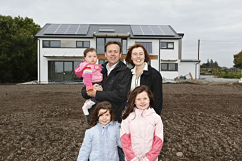 Ireland's first carbon negative house goes energy positive in August 2011