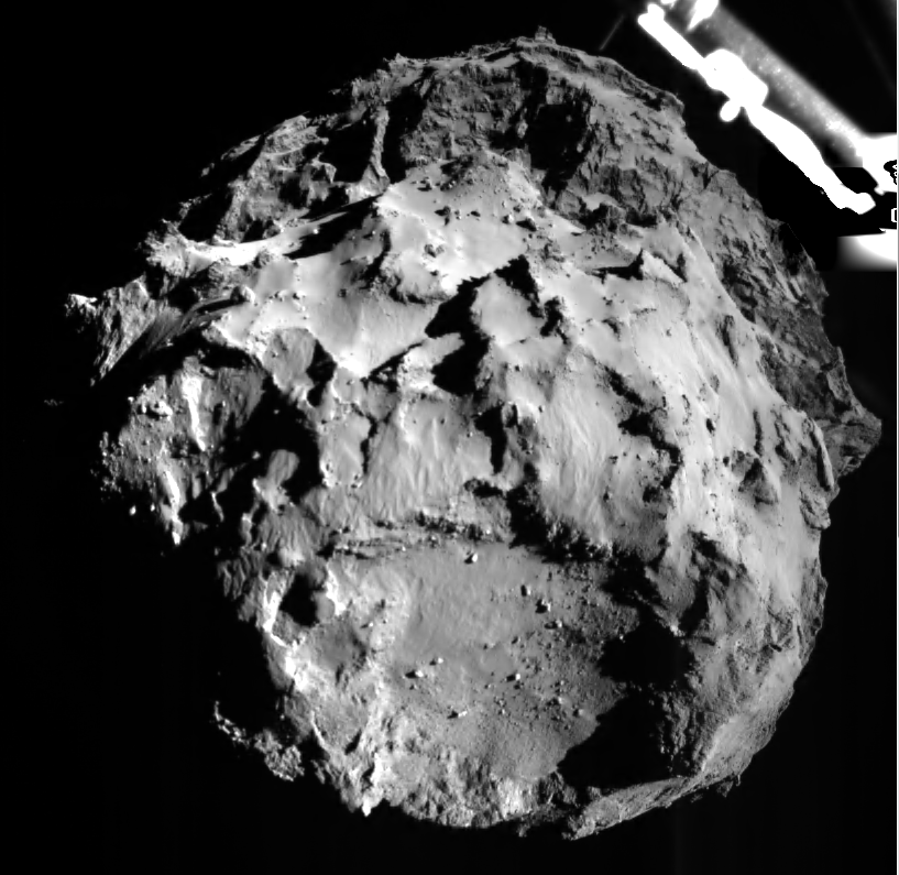Comet 67P, 3km from Philae