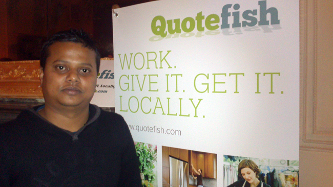 Qaseem Alam, developer at the Wicklow-based start-up QuoteFish