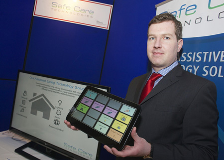 Conor Quigley of Safe Care Technologies, which won 'Most Innovative Business' award
