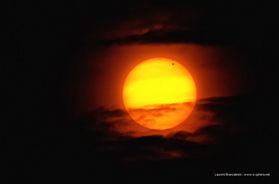 Flickr user Laures 73 from www.e-sphera.net uploaded this image of the Venus transit onto the NASA Flickr photostream this am. The photo of the transit was captured in Rosheim in France this morning (6 June 2012)