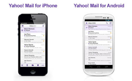 Yahoo! Mail apps for Android and iPhone