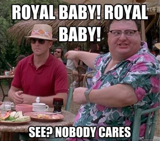 Royal baby meme
