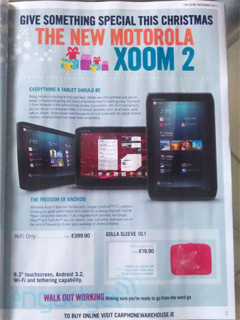 Motorola Xoom 2 ad (credit: Engadget)