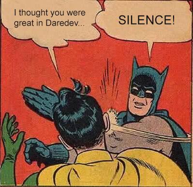Ben Affleck as Batman meme