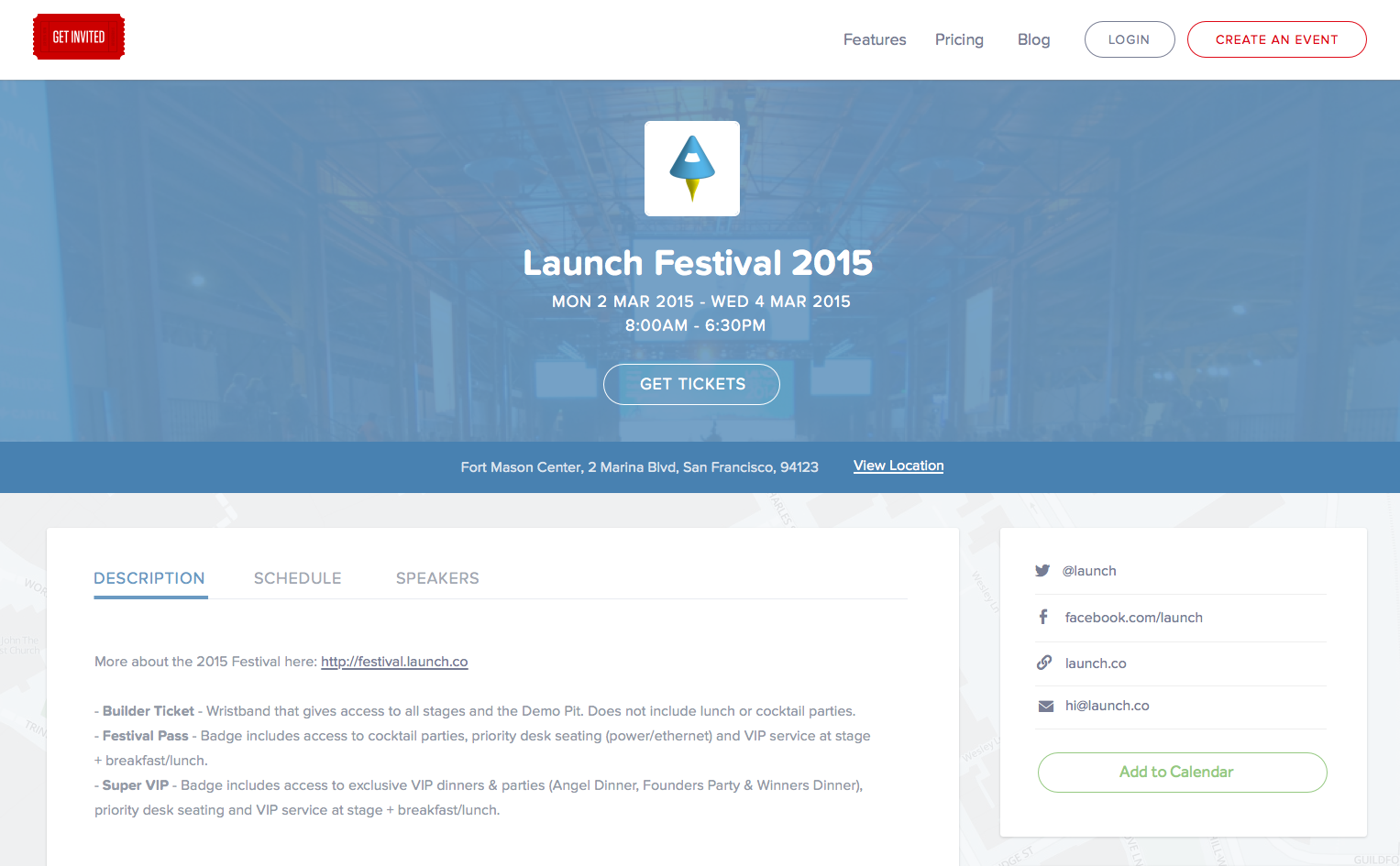 Get Invited - Launch Festival