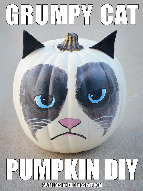 Grumpy Cat pumpkin