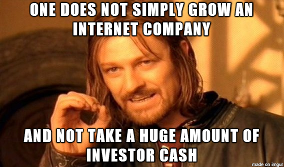 Tech investor meme