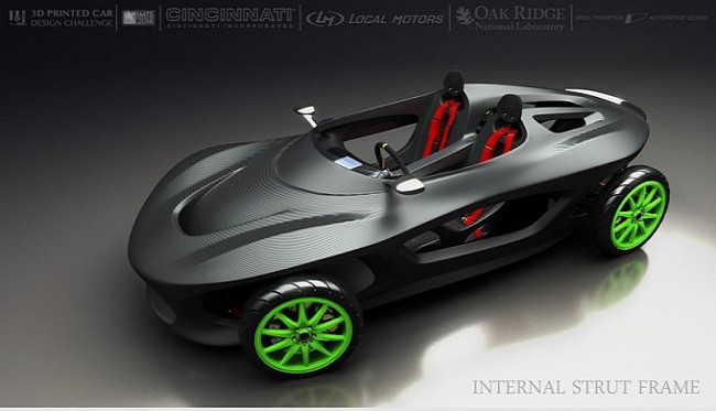 ISF 3D-printed car concept