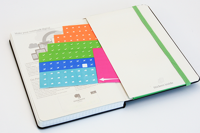 Evernote Smart Notebook by Moleskine with Smart Stickers