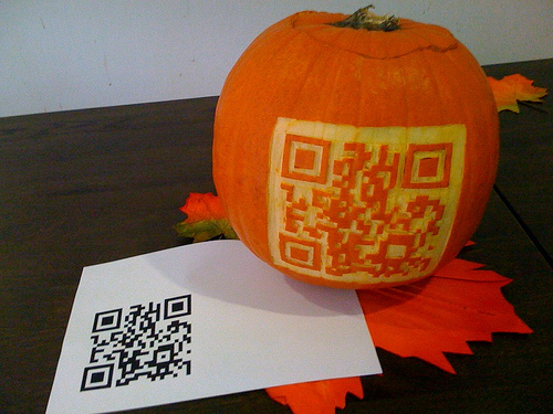 QR code pumpkin