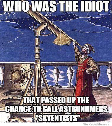 Astronomer meme