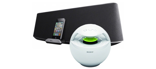 Sony SRS-BTV25 Circle Sound Speaker and XA900iP Speaker Dock