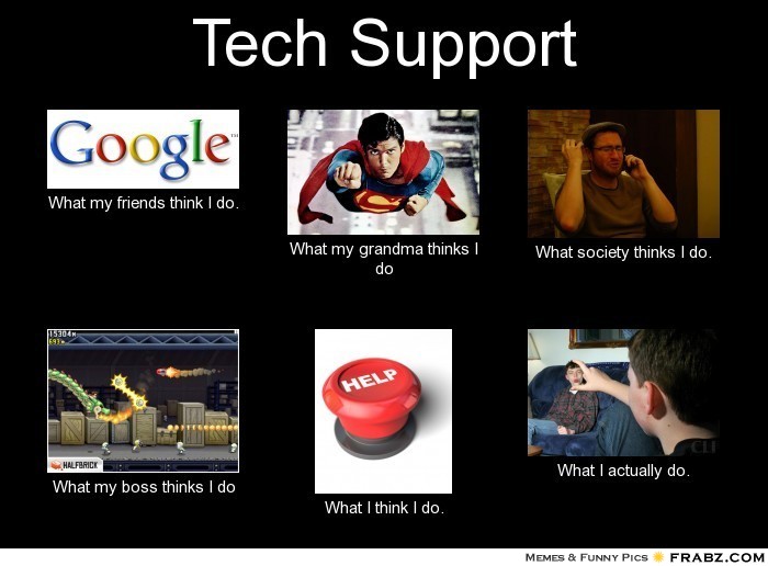 Tech support meme