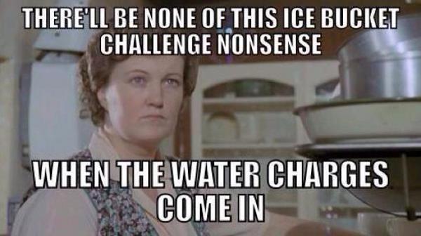Water charges meme
