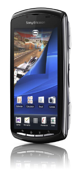 An upright image of the Xperia PLAY
