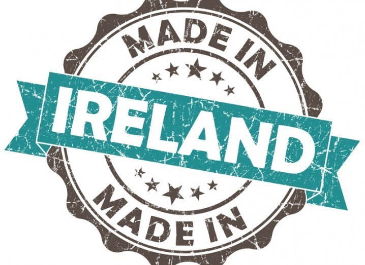 Made in Ireland label