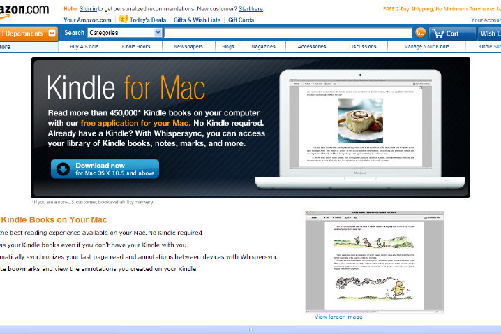 kindle for mac book