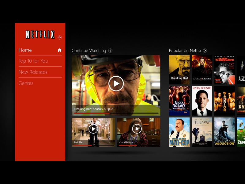 Netflix available now on Windows 8 and the Windows Store (video) - Play