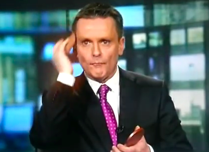 UPDATE - RTÉ News blooper of presenter caught off-guard goes viral