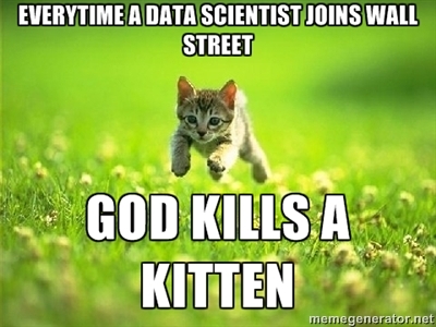 Data scientist meme