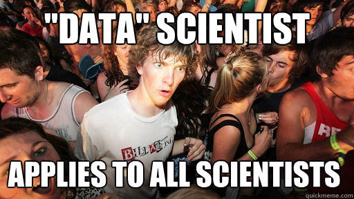 Data scientist meme