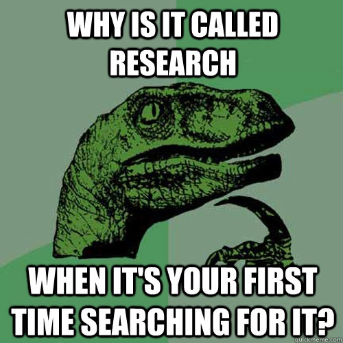 Researcher meme