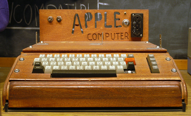 Apple I computer (via Ed Uthman/Wikimedia Commons)