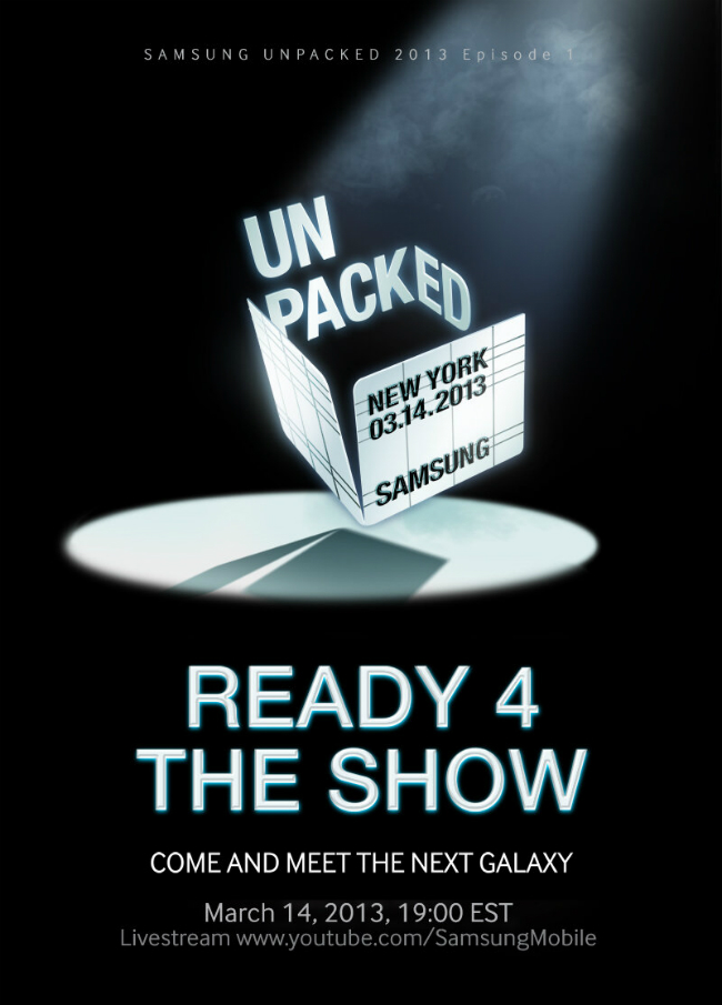 Samsung Galaxy S IV event teaser