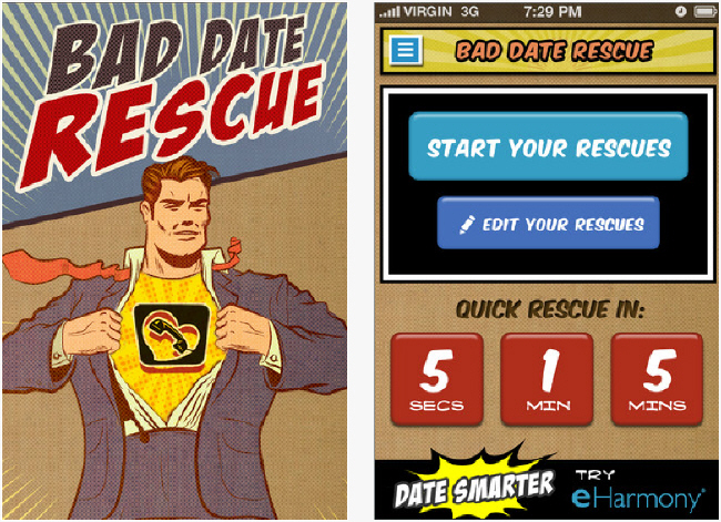 Bad Date Rescue App