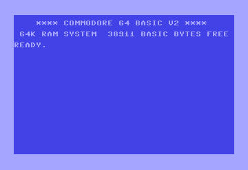 Commodore 64 startup screen
