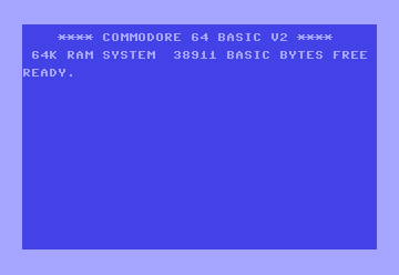 Commodore 64 start-up
