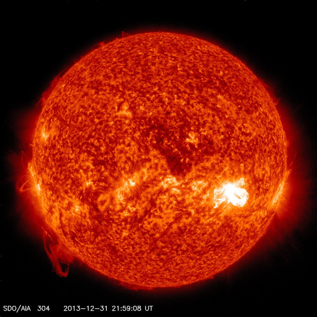 Dec 31 solar flare
