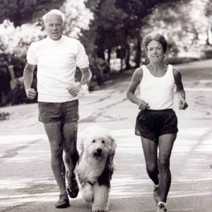Dr Walter Bortz running