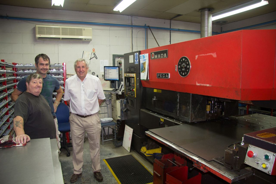Manufacturing the chassis with modern technology at Teversham Engineering, Cambridge