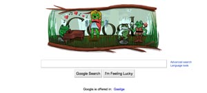 Google Doodle 29 February 2012 Rossini and the leap year