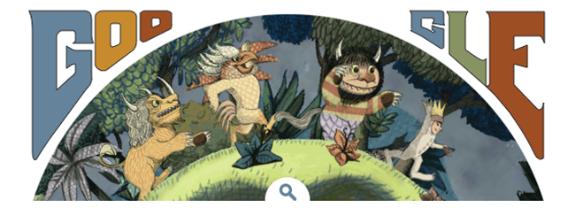 Google doodle - Maurice Sendak's 85th birthday