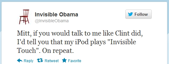 Invisible Obama Tweet