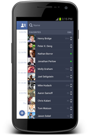 Facebook Messenger screenshot