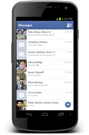 Facebook Messenger screenshot
