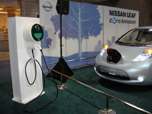 Nissan LEAF charging station