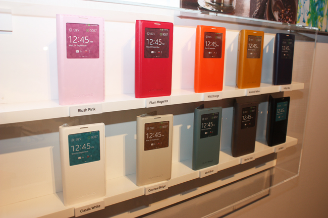 Samsung Galaxy Note 3 S View covers in 'Taste of Autumn' range