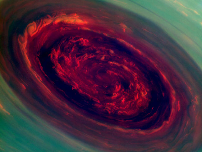 Saturn storm